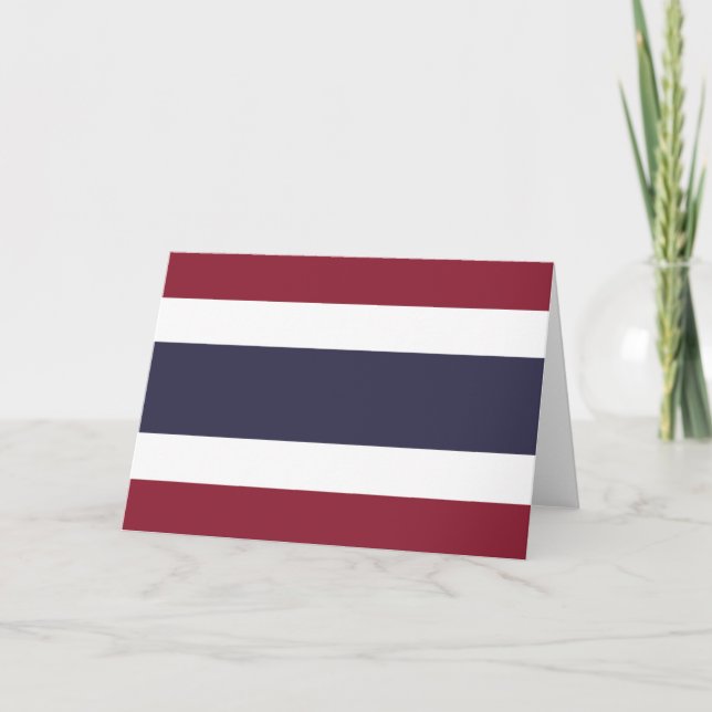Thailand flag thank you card (Front)