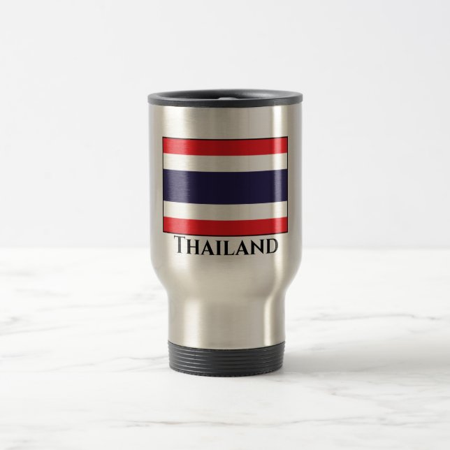 Thailand Flag Travel Mug (Center)