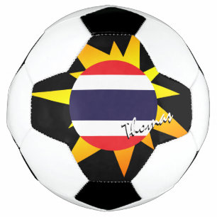 Thailand Football & Thai Flag / BANG