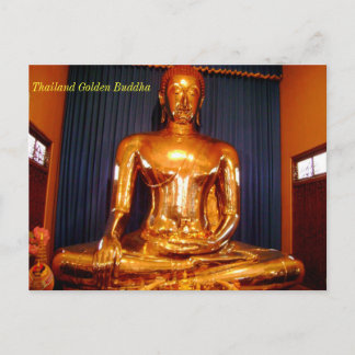 Thailand Golden Buddha Postcard