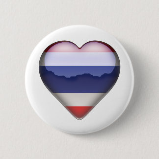 Thailand Heart 6 Cm Round Badge