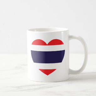 Thailand Heart Flag Coffee Mug