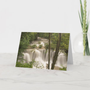 Thailand, Huai Mae Khamin Waterfall Card