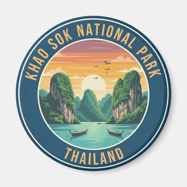  Thailand Khao Sok National Park Travel Magnet (Front)