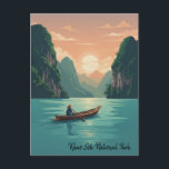 Thailand Khao Sok National Park Travel Postcard<br><div class="desc">The binturong (Arctictis binturong), also known as the bearcat, is a distinctive mammal native to Southeast Asia, including Thailand's Khao Sok National Park. As the largest member of the Viverridae family, binturongs are arboreal and primarily nocturnal, making them elusive to spot in the wild. In Khao Sok, they inhabit the...</div>