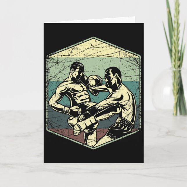 Thailand Kickboxing Muay Thai  Card (Front)