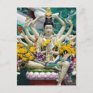 Thailand, Ko Samui aka Koh Samui). Wat Plai 2 Postcard