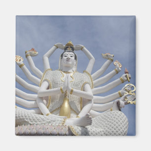 Thailand, Ko Samui aka Koh Samui). Wat Plai 3 Magnet