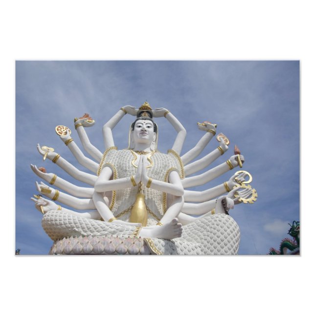 Thailand, Ko Samui aka Koh Samui). Wat Plai 3 Photo Print (Front)