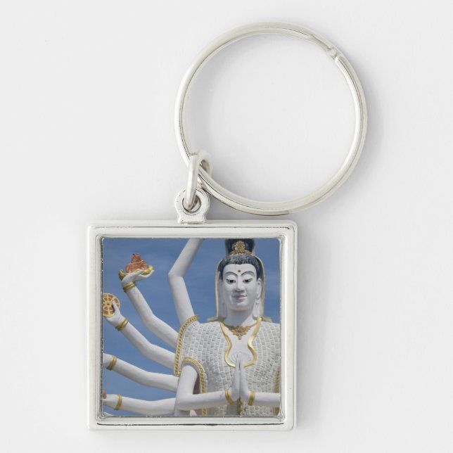 Thailand, Ko Samui aka Koh Samui). Wat Plai Key Ring (Front)