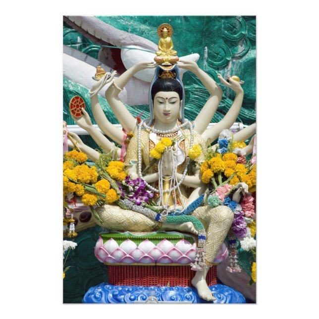 Thailand, Ko Samui aka Koh Samui). Wat Plai Photo Print (Front)