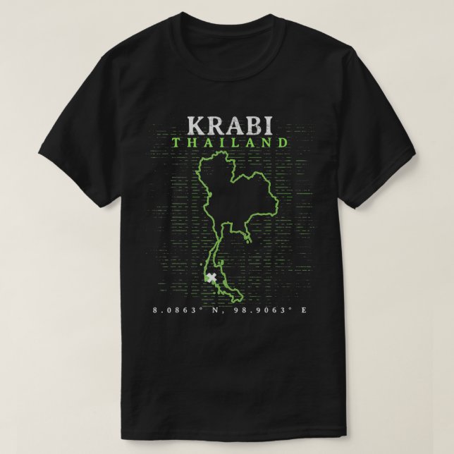 Thailand Krabi  T-Shirt (Design Front)