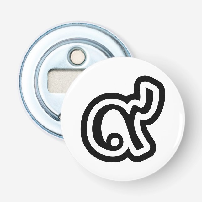 Thailand Lucky Number 9 / Nine / ๙ (Gao/Kao) Thai Bottle Opener (Front)