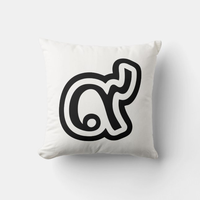 Thailand Lucky Number 9 / Nine / ๙ (Gao/Kao) Thai Cushion (Front)