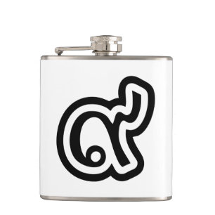 Thailand Lucky Number 9 / Nine / ๙ (Gao/Kao) Thai Hip Flask