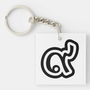 Thailand Lucky Number 9 / Nine / ๙ (Gao/Kao) Thai Key Ring