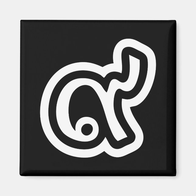 Thailand Lucky Number 9 / Nine / ๙ (Gao/Kao) Thai Magnet (Front)