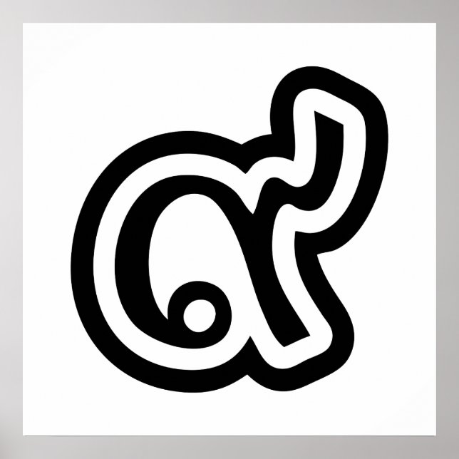 Thailand Lucky Number 9 / Nine / ๙ (Gao/Kao) Thai Poster (Front)