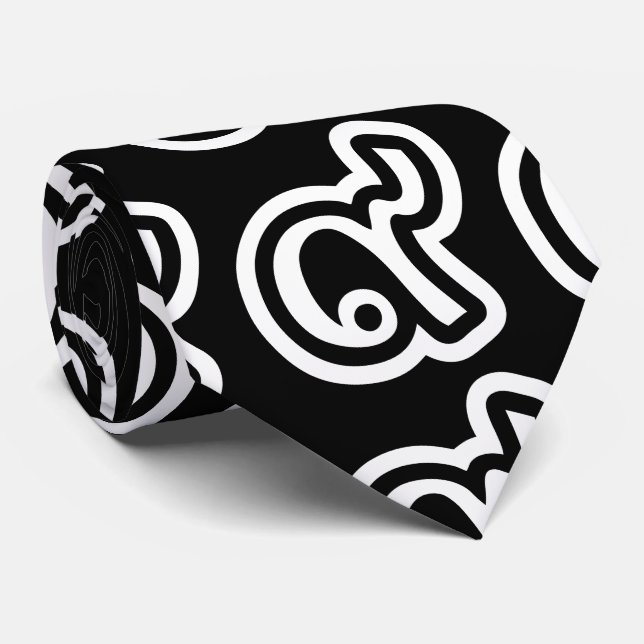 Thailand Lucky Number 9 / Nine / ๙ (Gao/Kao) Thai Tie (Rolled)