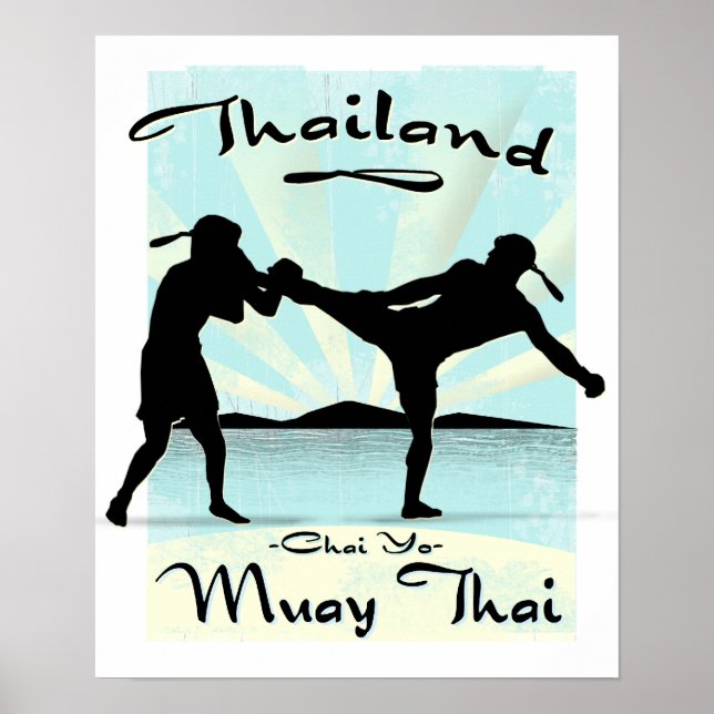 Thailand Muay Thai Poster (Front)