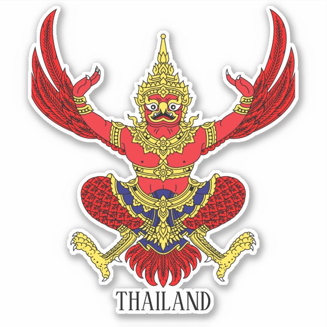 Thailand National Emblem Patriotic (Front)
