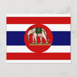Thailand Naval Ensign Postcard