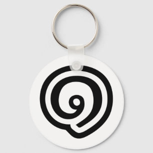 Thailand Number 1 / One / ๑ (Nueng) Thai Language Key Ring