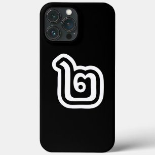 Thailand Number 2 / Two / ๒ (Song) Thai Script iPhone 13 Pro Max Case