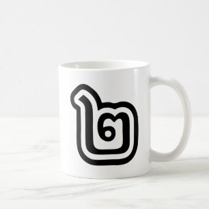 Thailand Number 2 / Two / ๒ (Song) Thai Script Coffee Mug