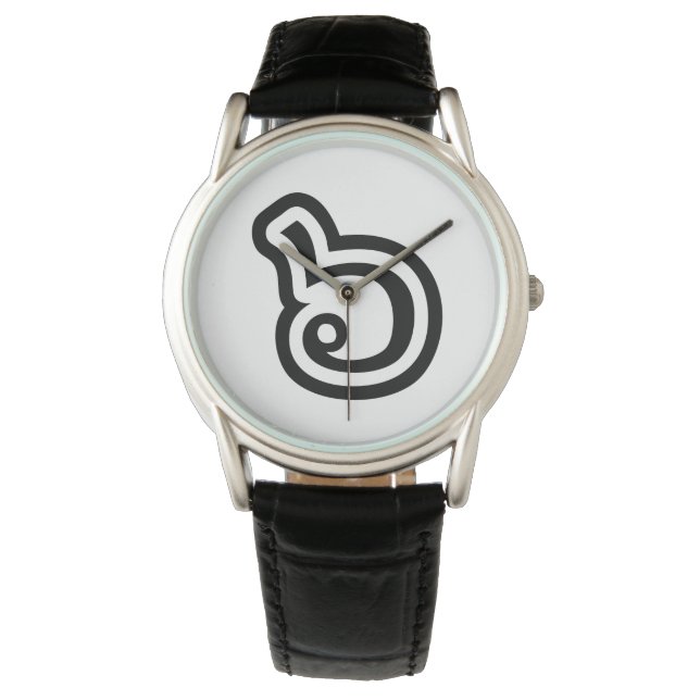 Thailand Number 6 / Six / ๖ (Ho/Hok) Thai Language Watch (Front)