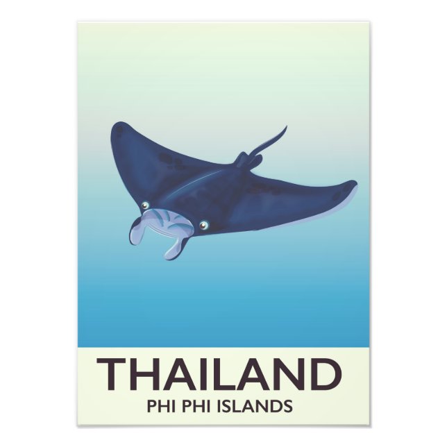 Thailand Phi Phi Islands Travel poster (Front)