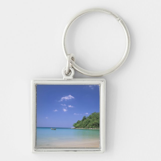 Thailand, Phuket Island. Beach. Key Ring (Front)