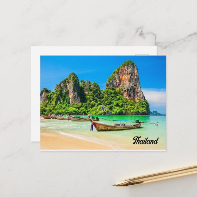 Thailand Postal card. Postcard (Front/Back In Situ)