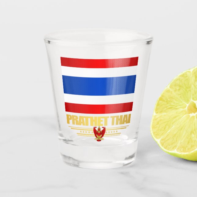 "Thailand Pride" Apparel Shot Glass (Front)