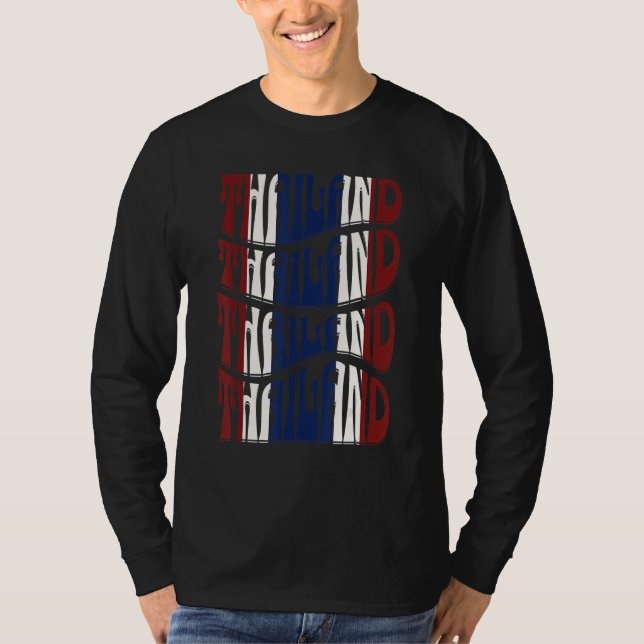 Thailand Retro Design T-Shirt (Front)