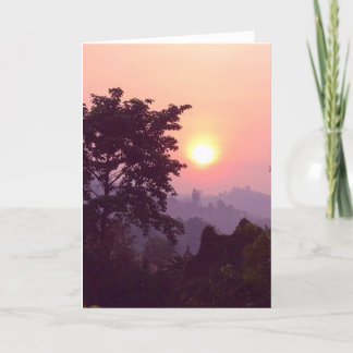 Thailand Sunrise Card