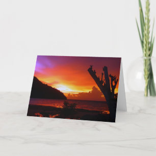 Thailand sunset card