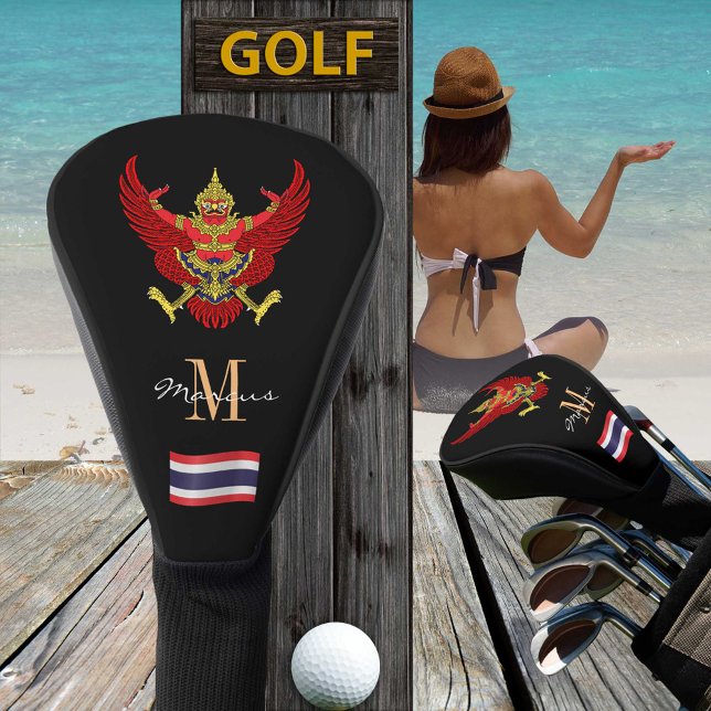 Thailand & Thai Flag Monogrammed Golf Clubs Covers (Creator Uploaded)