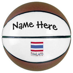 Thailand Thai Flag Personalised  Basketball