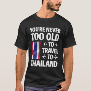 Thailand Thai Roots Thai Heritage Proud Thai Flag T-Shirt
