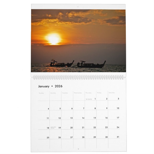 Thailand - The Amazing Kingdom Calendar (Jan 2026)