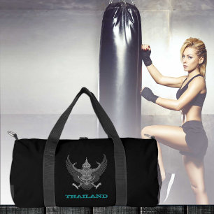 Thailand travel bag, Thai coat of arms / flag Duffle Bag