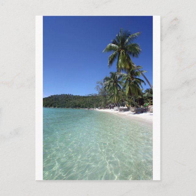 Thailand tropical island paradise beach coast postcard (Front)