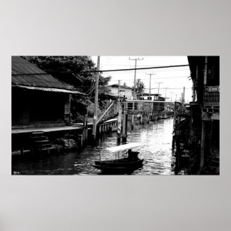 Thailand water way poster