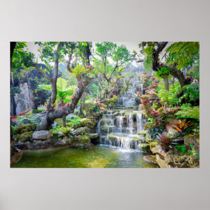 Thailand Waterfalls Poster