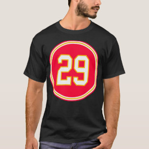 Thakarius Keyes Number 29 Jersey Kansas City Chief T-Shirt