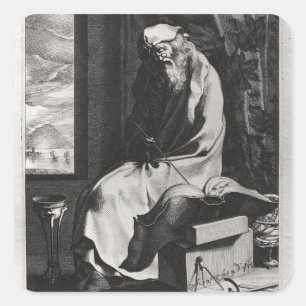 Thales of Miletus Square Sticker