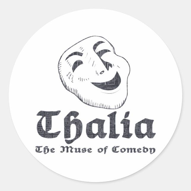 Thalia Classic Round Sticker (Front)