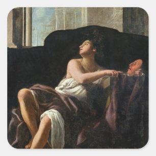 Thalia, Muse of Comedy Square Sticker