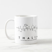 Thalia peptide name mug